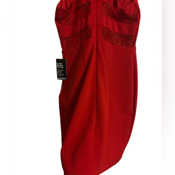 Express Red Cocktail Dress - Picture 4 of 5